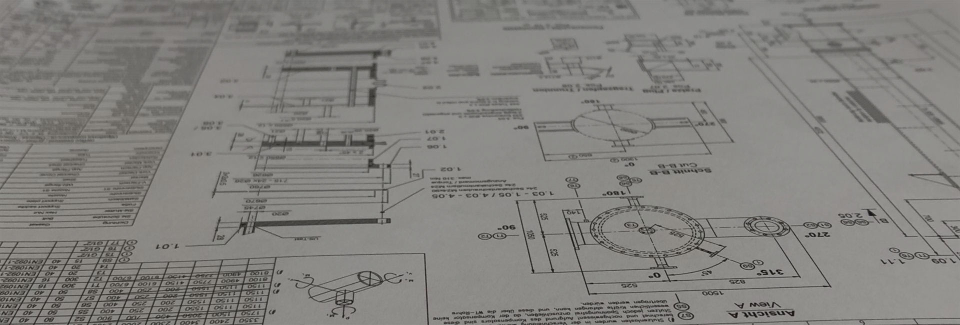 Schaltpläne von einem Wärmetauscher der Innex Wärmetauscher GmbH